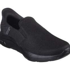 Men's Wide Fit Skechers 216600WW Slip-ins Go Walk Arch Fit Trainers