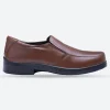 Mens Wide Fit Tredd Well Camelot Slip On Shoes - Tan