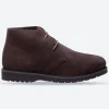 Men's Wide Fit Tredd Well William 22759 Suede Dress Boots - Brown