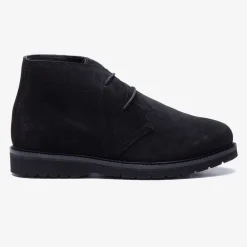 Men's Wide Fit Tredd Well William 22759 Suede Dress Boots - Black