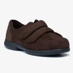 Mens Wide Fit Tredd Well Stanley Velcro Slippers