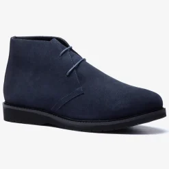 Men's Wide Fit Tredd Well William 22759 Suede Boots - Navy