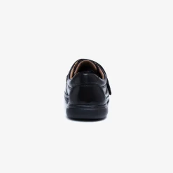 Mens Wide Fit Tredd Well Phoenix Velcro Shoes - Black