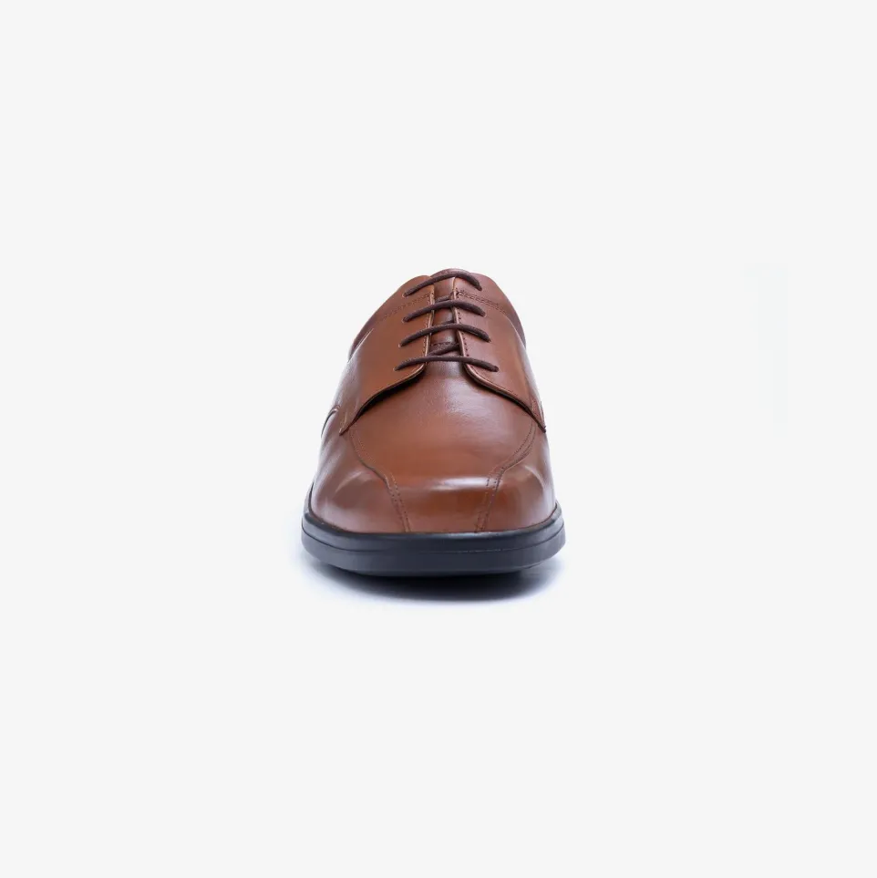 Mens Wide Fit Tredd Well Holmes Lace Shoes - Tan