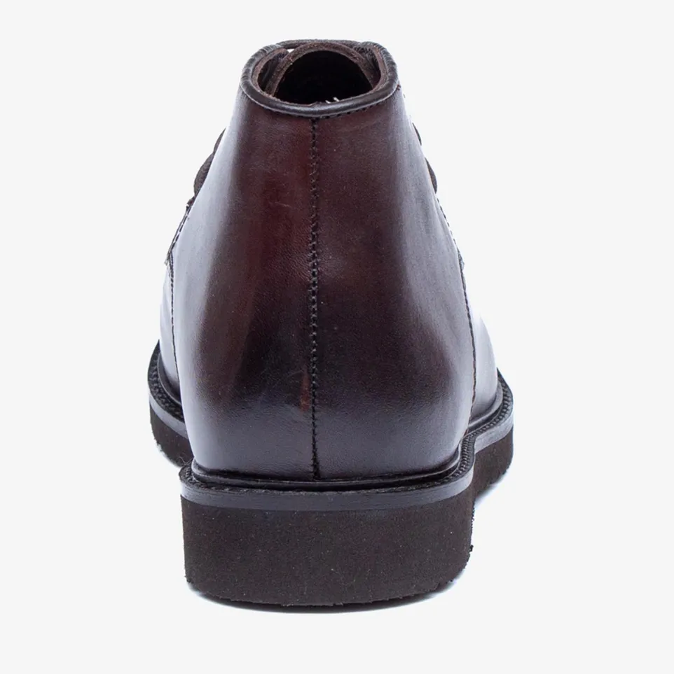 Men's Wide Fit Tredd Well William 22757 Leather Dress Boots - Brown
