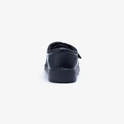Mens Wide Fit Tredd Well Benjamin Velcro Soft Stretch Shoes - Black