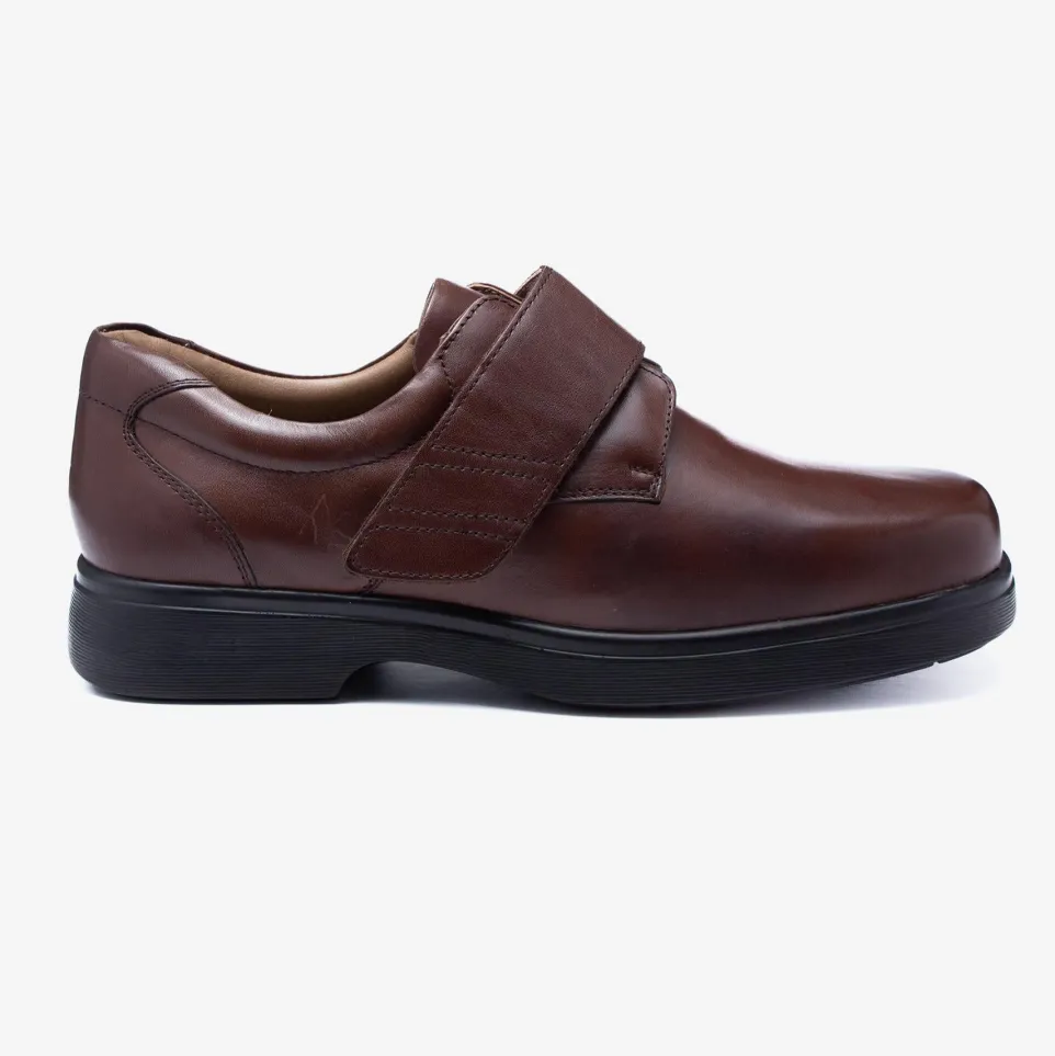 Mens Wide Fit Tredd Well Roger Velcro Shoes