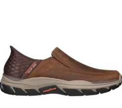 Men's Wide Relaxed Fit Skechers 204810 Slip-ins Rf Respected Elgin Trainers