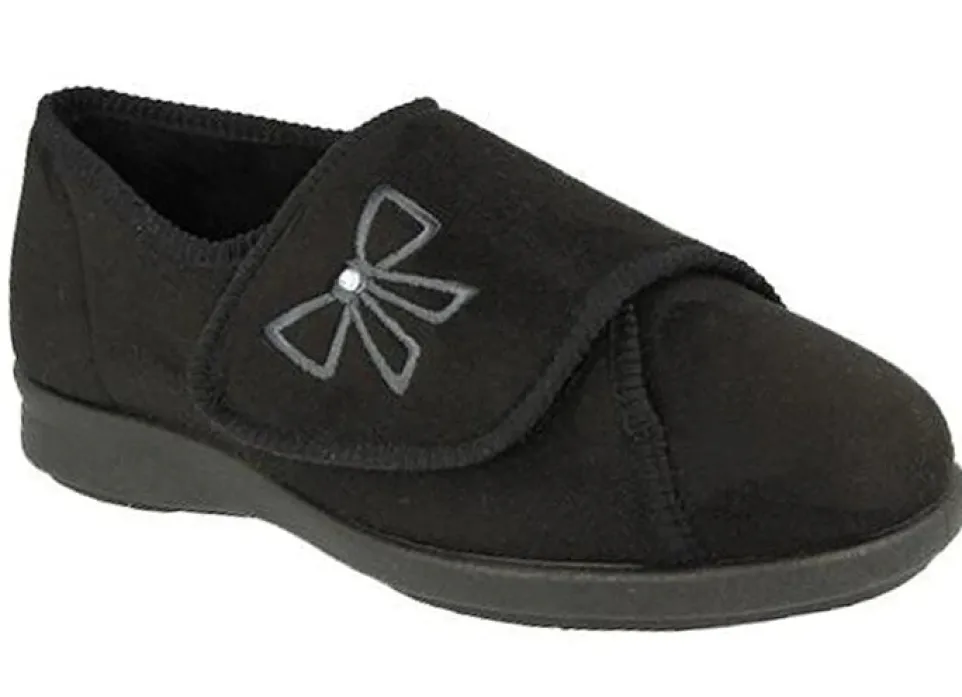 Womens Extra Wide Fit DB Keeston Cosy Slippers