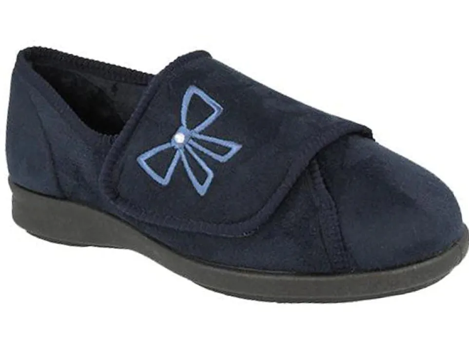 Womens Extra Wide Fit DB Keeston Cosy Slippers