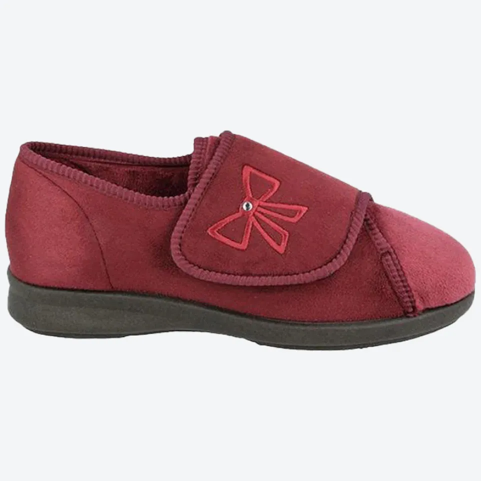Womens Extra Wide Fit DB Keeston Cosy Slippers