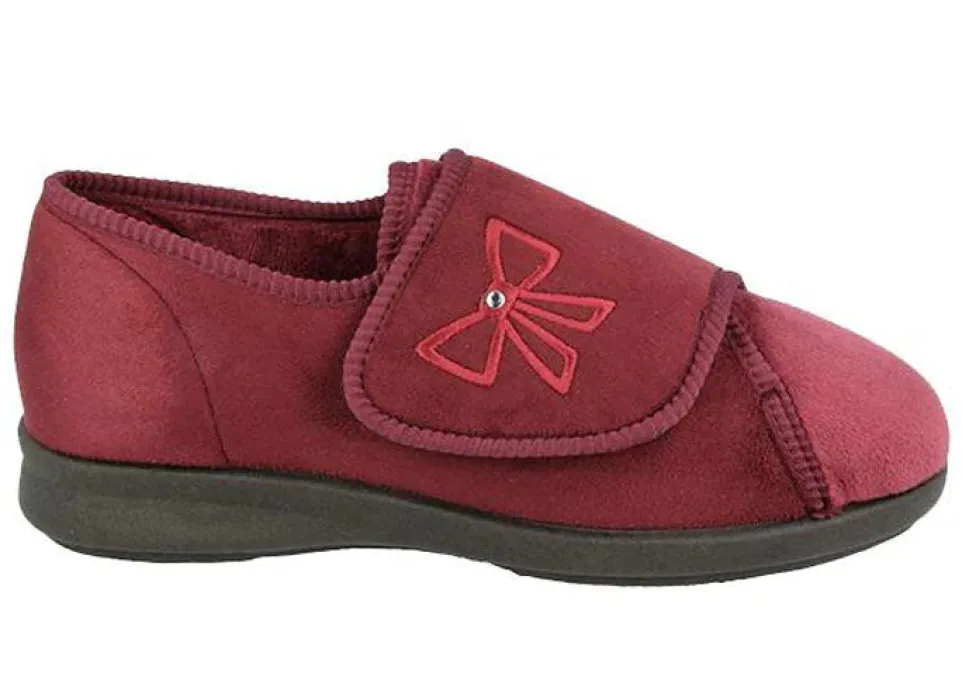 Womens Extra Wide Fit DB Keeston Cosy Slippers
