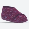 Womens Wide Fit Comfylux Betty Slippers