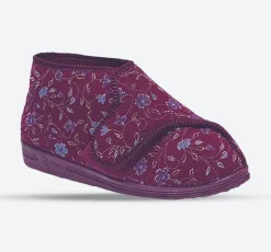 Womens Wide Fit Comfylux Betty Slippers