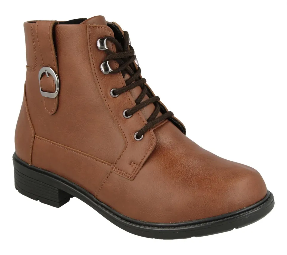 Womens Wide Fit DB Atlas Vegan Boots