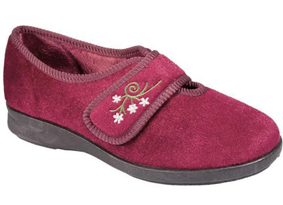 Womens Wide Fit DB Caroline Slippers