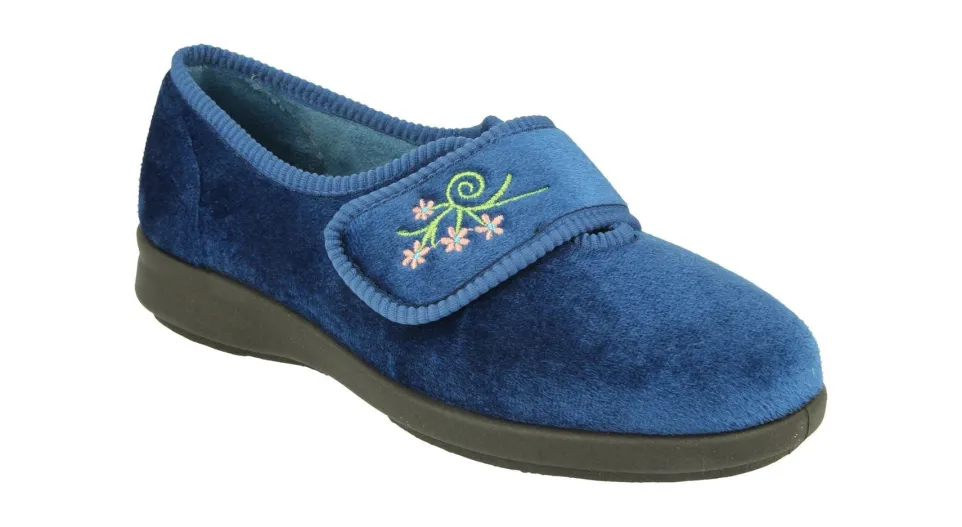 Womens Wide Fit DB Caroline 2 Slippers