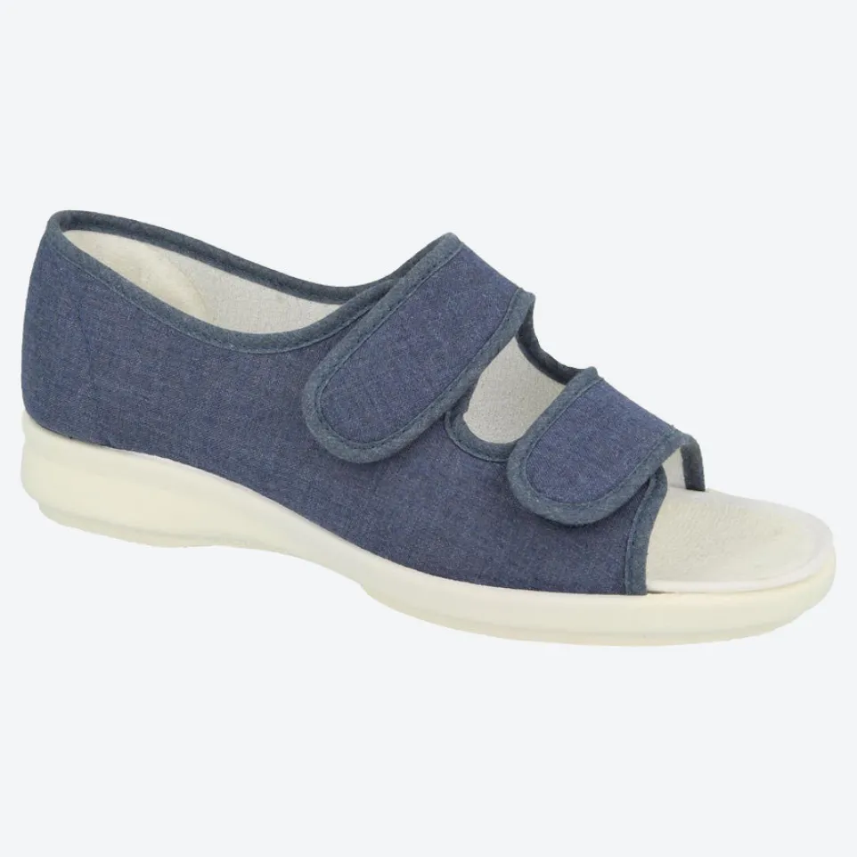 Womens Wide Fit DB Cora Canvas Shoes