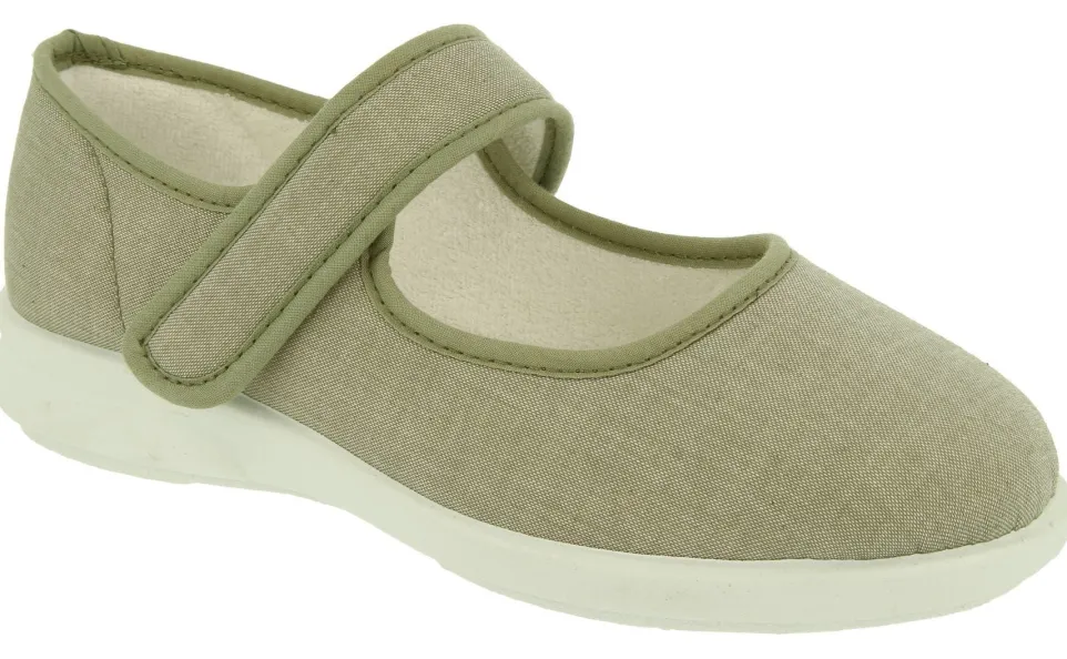 Womens Wide Fit DB Jura Canvas