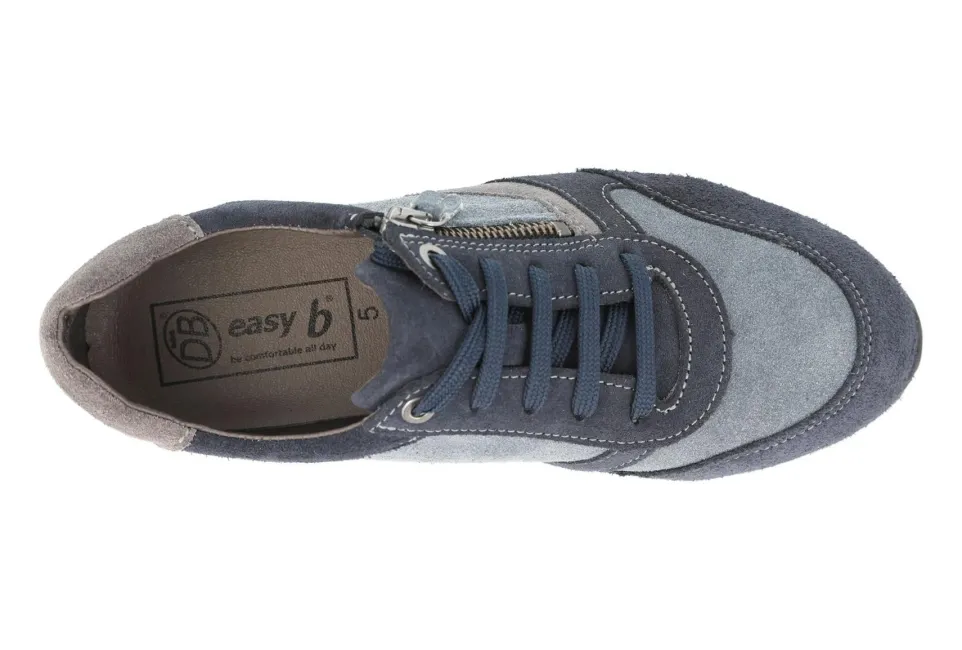 Women's Wide Fit DB Kingfisher Trainers