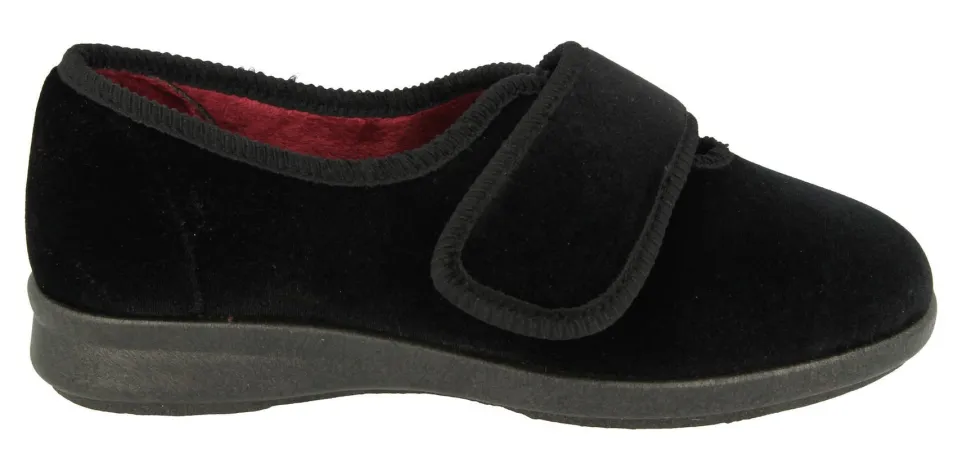 Womens Wide Fit DB Nellie Slippers