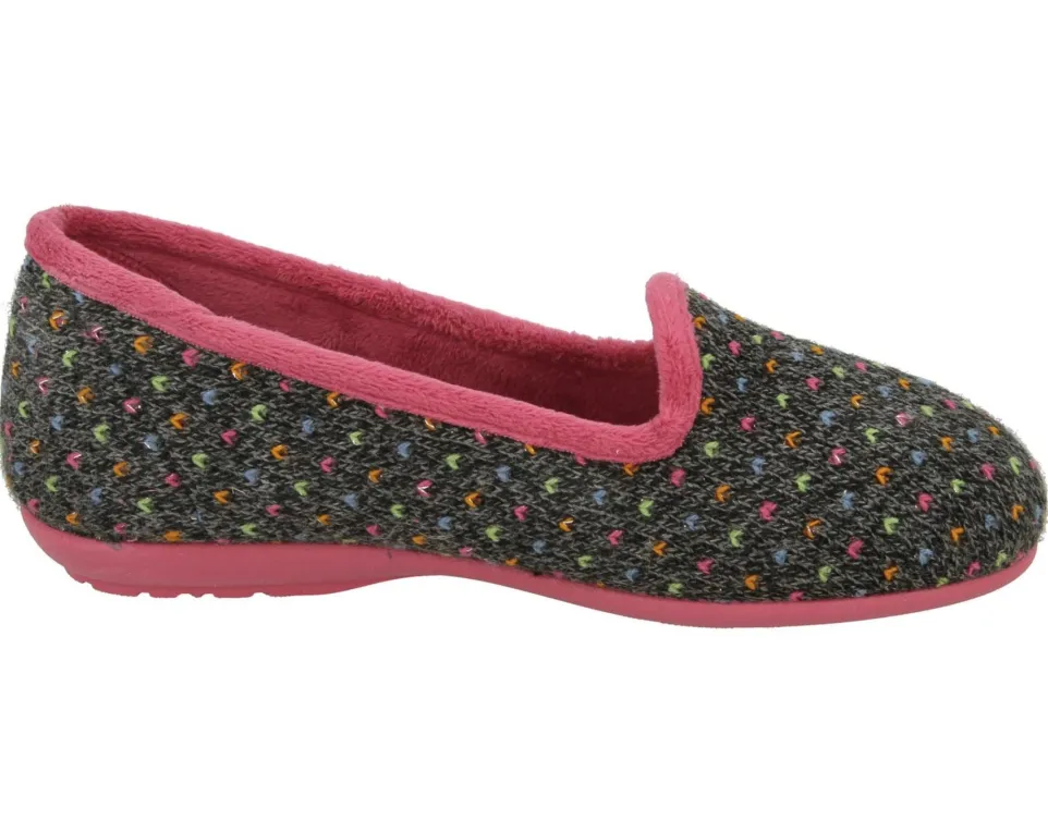 Womens Wide Fit DB Nottingham Slip On Slippers