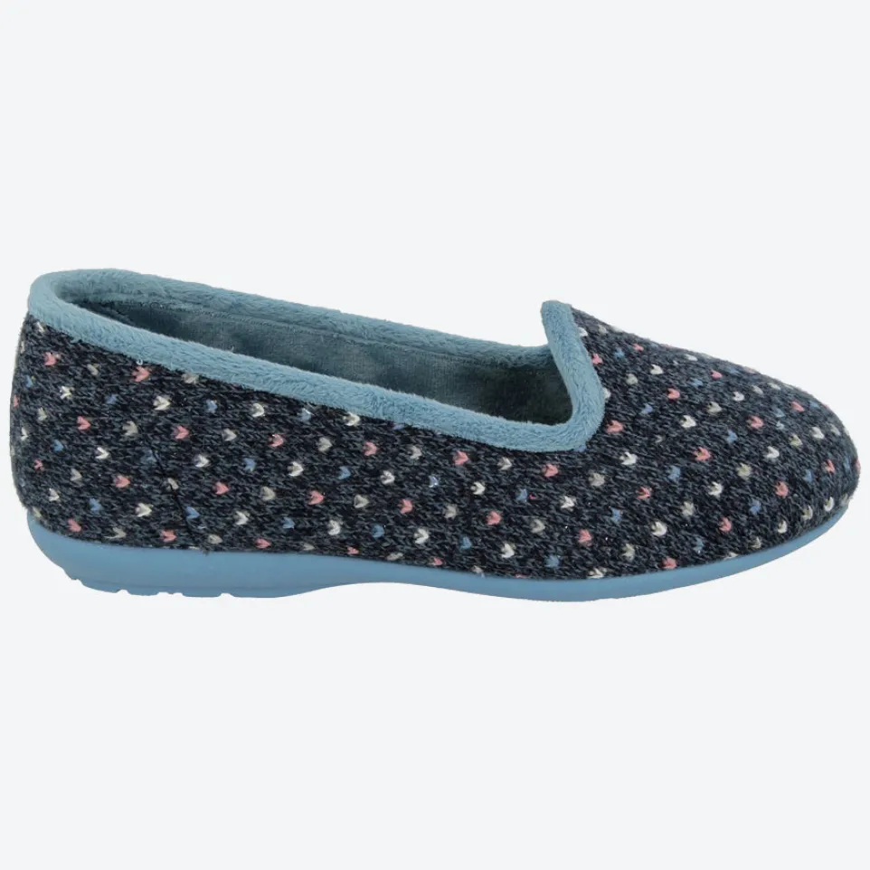 Womens Wide Fit DB Nottingham Slip On Slippers