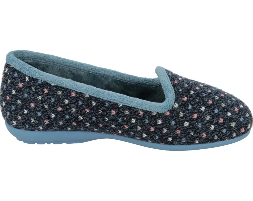 Womens Wide Fit DB Nottingham Slip On Slippers