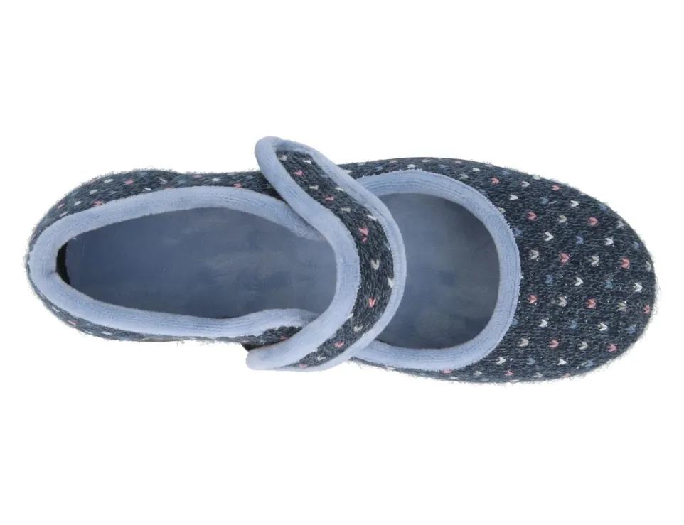 Womens Wide Fit DB Pitsford Slippers