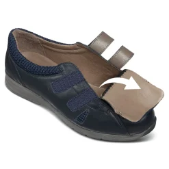 Womens Wide Fit DB Riley Leather Shoes