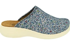 Womens Wide Fit DB Saffron Mules