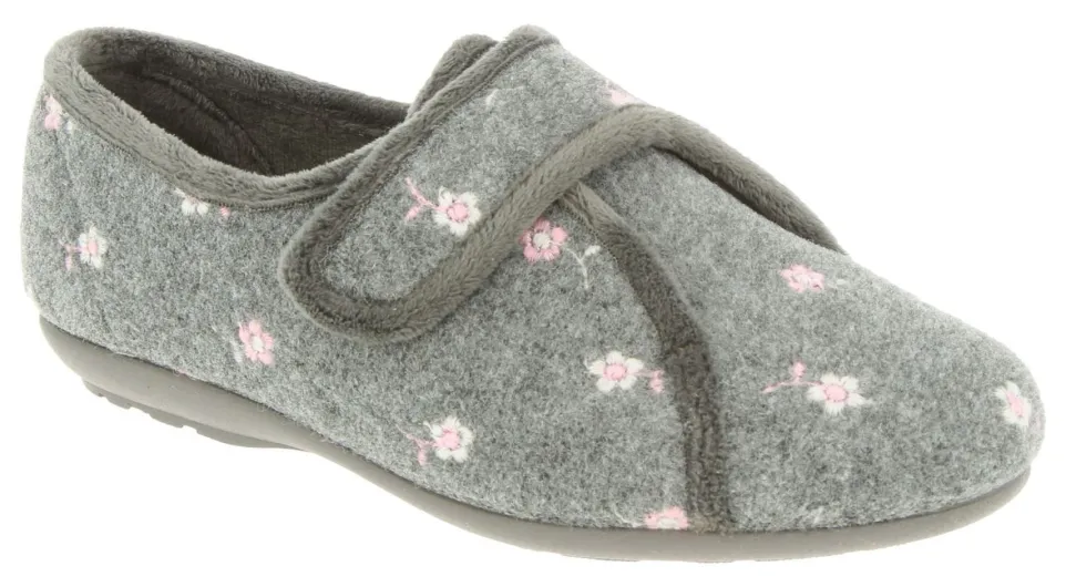 Womens Wide Fit DB Savannah Slippers