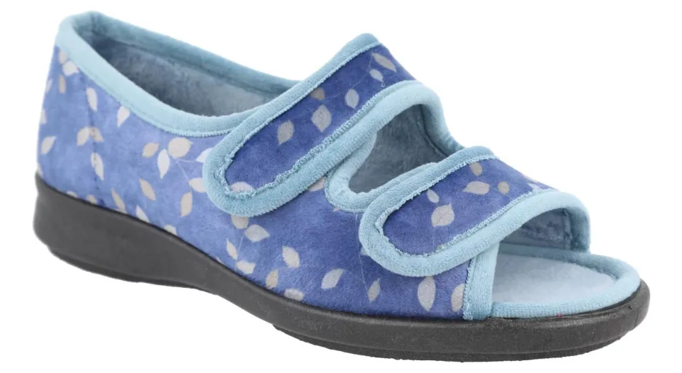 Women's Wide Fit DB Summer Slippers