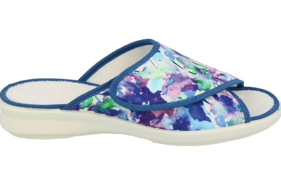 Womens Wide Fit DB Swallow Slippers
