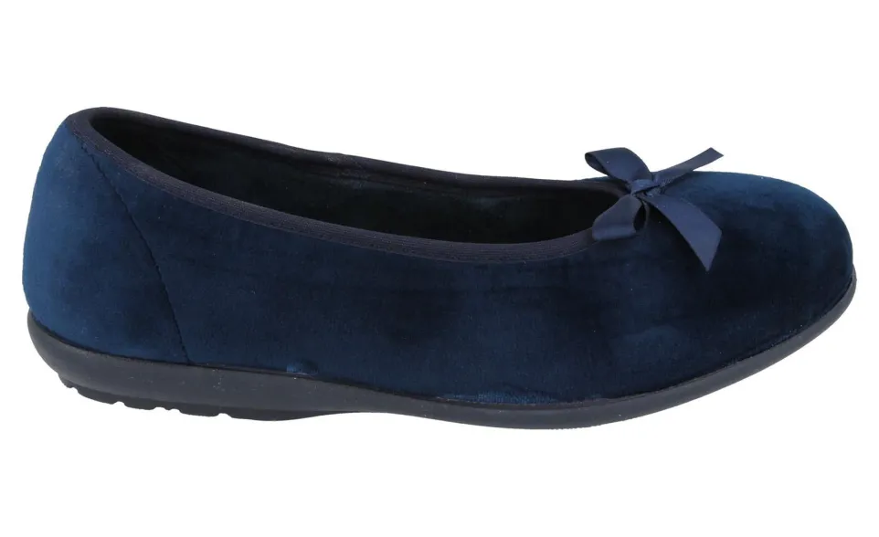 Womens Wide Fit DB Thetford Slippers