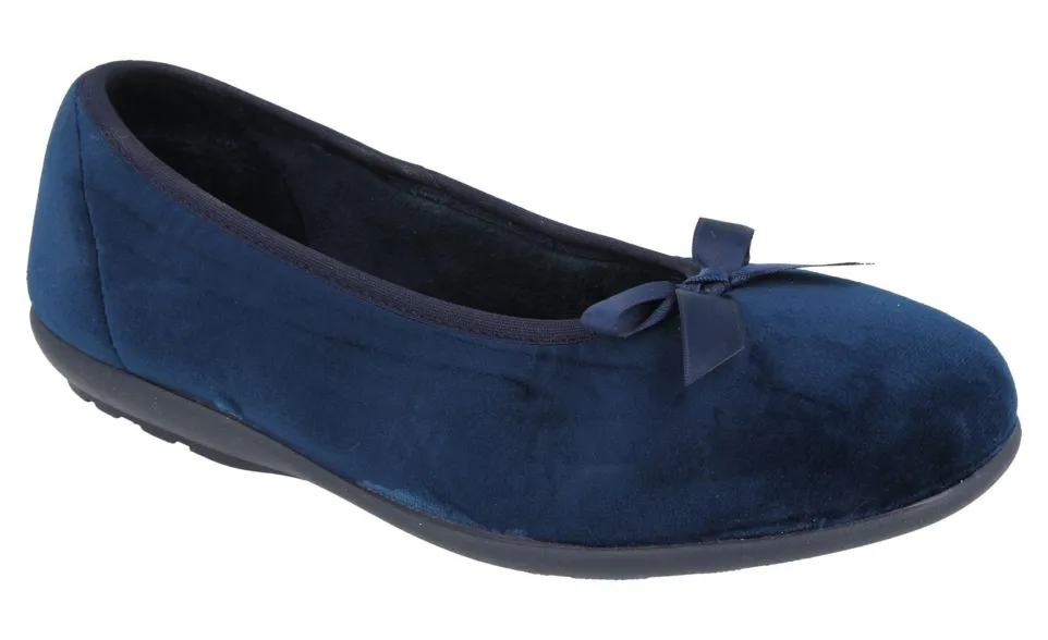 Womens Wide Fit DB Thetford Slippers
