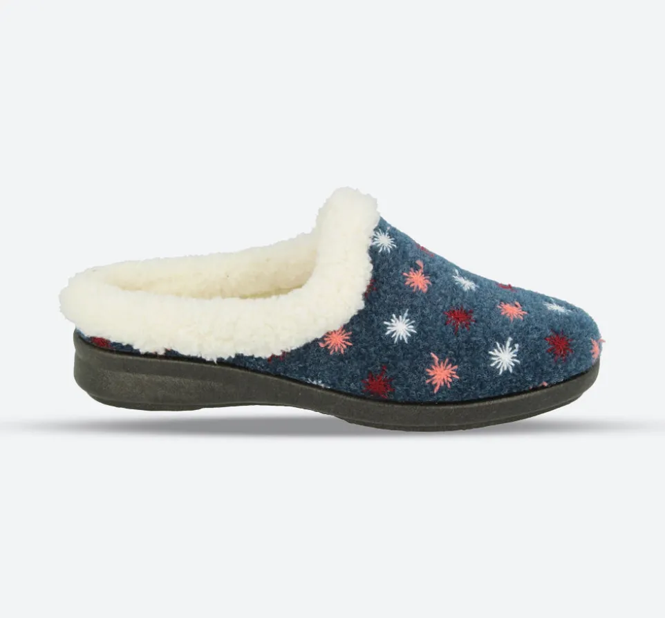 Womens Wide Fit DB Tracey Slippers