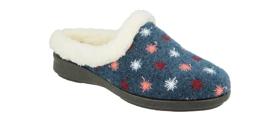 Womens Wide Fit DB Tracey Slippers