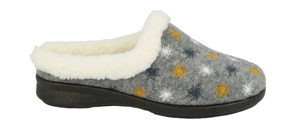 Womens Wide Fit DB Tracey Slippers