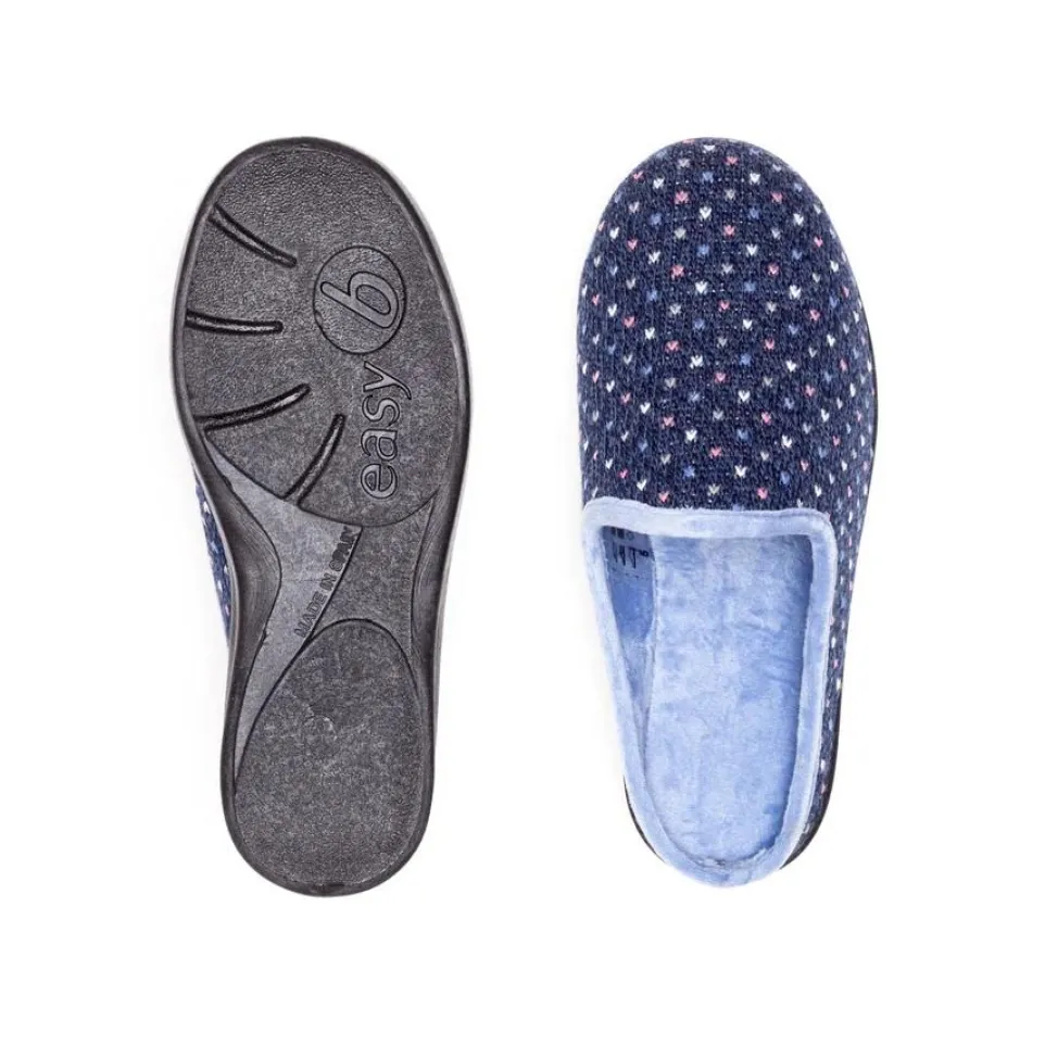Womens Wide Fit DB Welney Mule Slippers