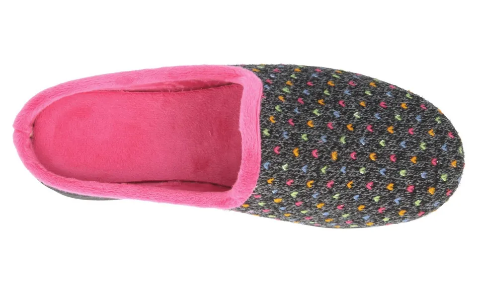 Womens Wide Fit DB Welney Mule Slippers