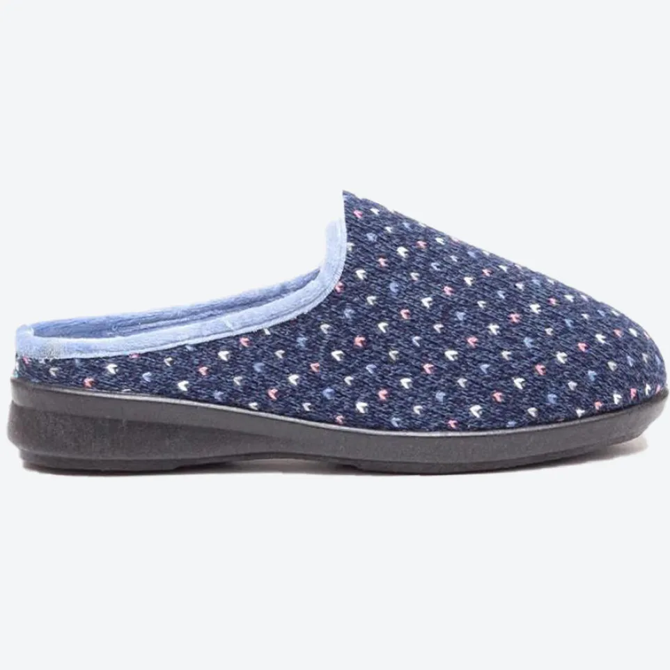 Womens Wide Fit DB Welney Mule Slippers