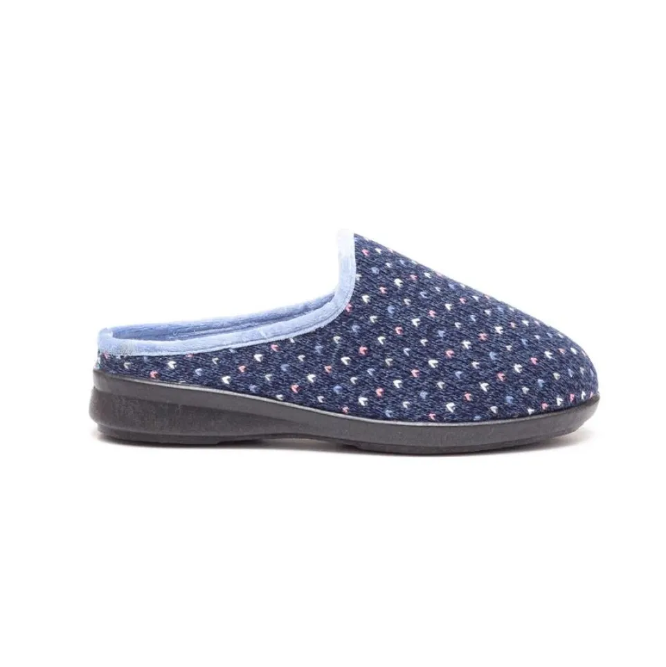 Womens Wide Fit DB Welney Mule Slippers