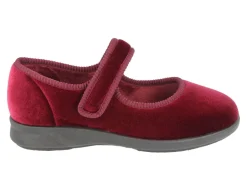 Womens Wide Fit DB Whitby Slippers