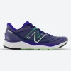 Women's Wide Fit New Balance MSOLVPW4 Running/Walking Trainers - Blue/Grey