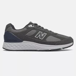 Womens Wide Fit New Balance MW1880 Walking Trainers - Grey/Eclipse