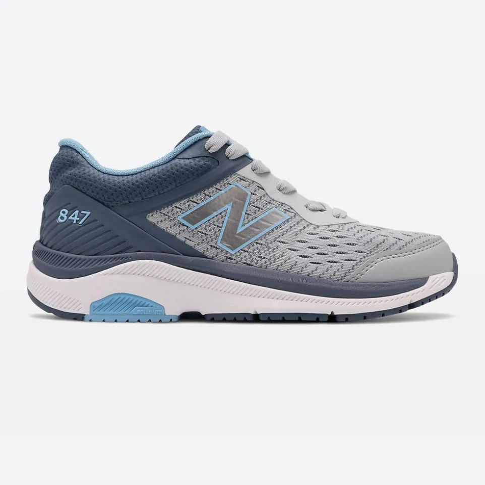 Womens Wide Fit New Balance WW847LG4 Walking Rollbar Stability Trainers - Exclusive