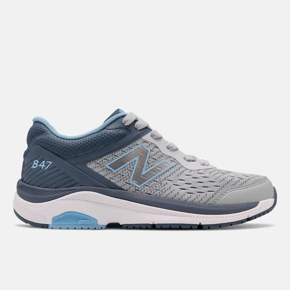 Womens Wide Fit New Balance WW847LG4 Walking Rollbar Stability Trainers - Exclusive