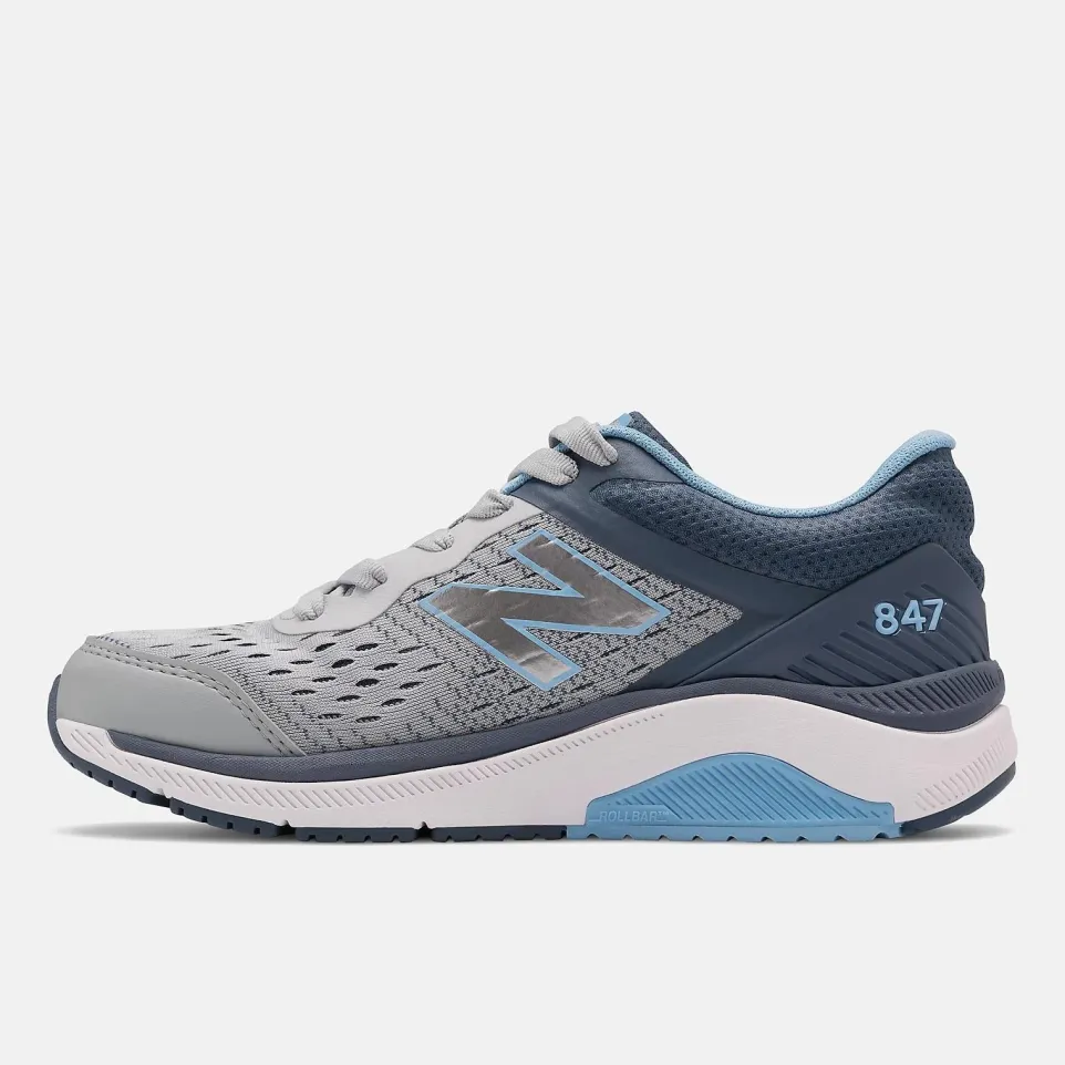 Womens Wide Fit New Balance WW847LG4 Walking Rollbar Stability Trainers - Exclusive
