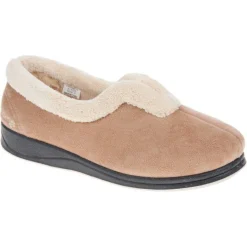 Womens Wide Fit Padders Carmen Slippers